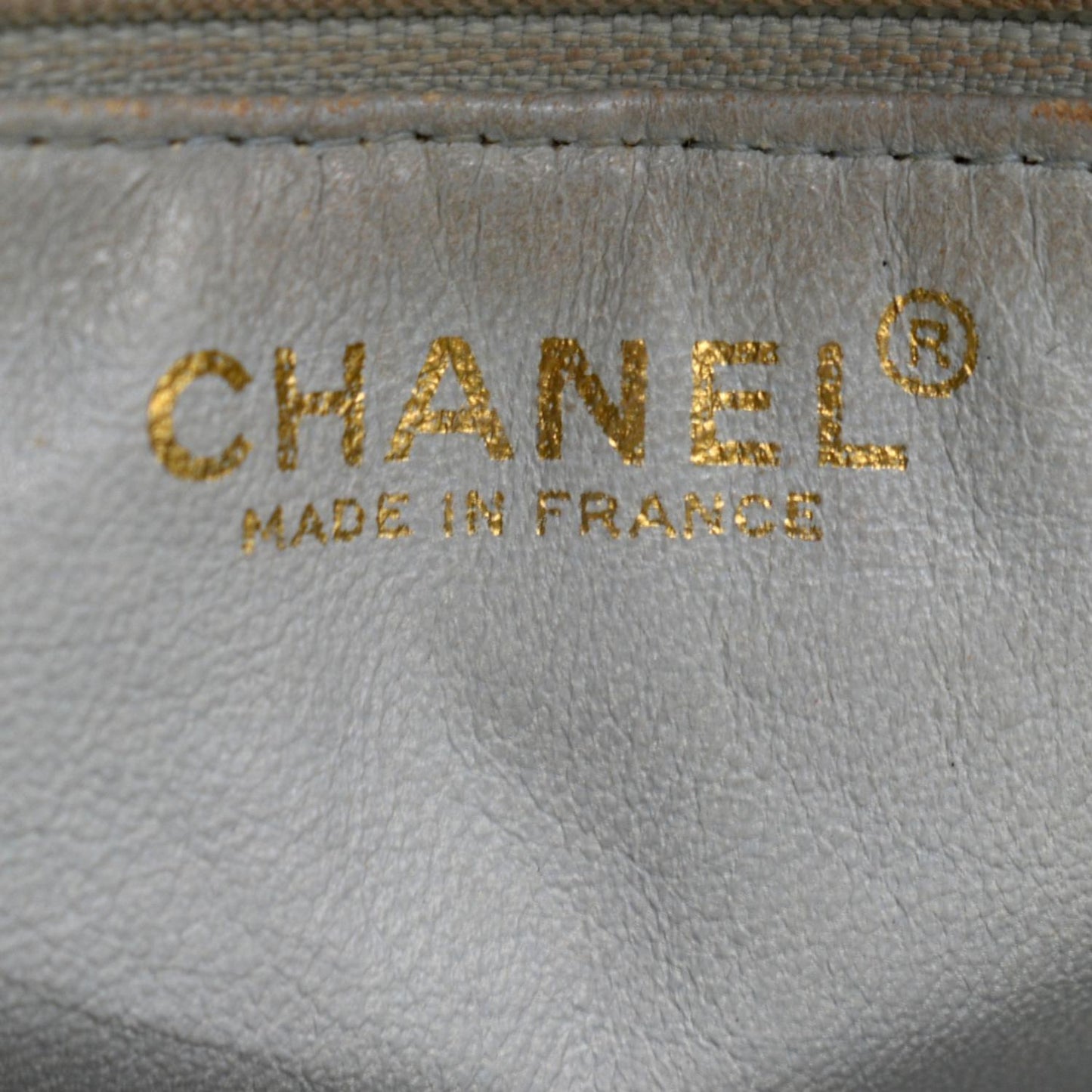 CHANEL Medallion Quilted Caviar Leather Tote Bag White
