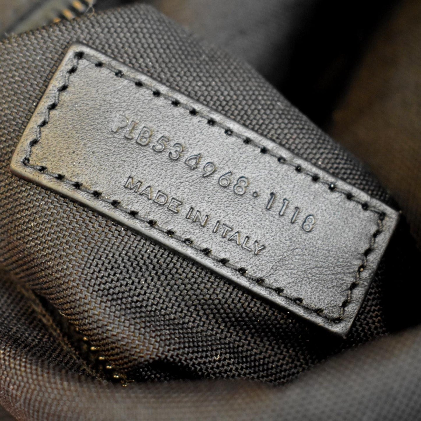 YVES SAINT LAURENT American Flag Canvas Backpack Bag Red