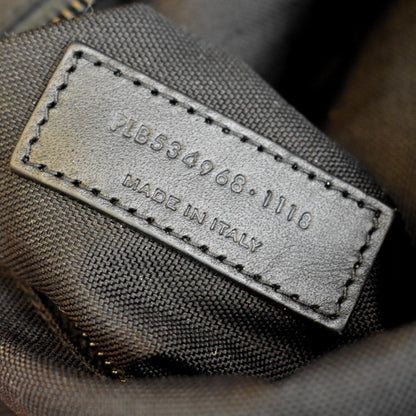 YVES SAINT LAURENT American Flag Canvas Backpack Bag Red