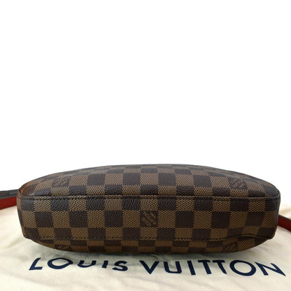 LOUIS VUITTON South Bank Besace Damier Ebene Crossbody Bag Brown