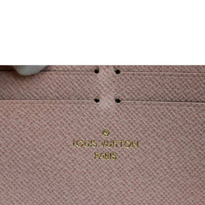LOUIS VUITTON Clemence Damier Azur Wallet White
