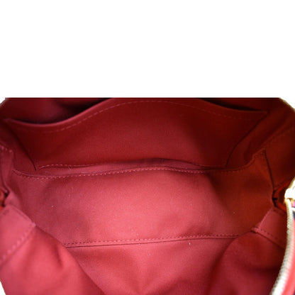 LOUIS VUITTON Saintonge Monogram Canvas Crossbody Bag Freesia