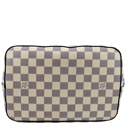 LOUIS VUITTON Neonoe Damier Azur Shoulder Bag White