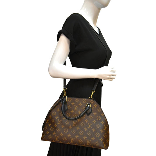 LOUIS VUITTON Alma B'N'B Monogram Canvas Shoulder Bag Brown