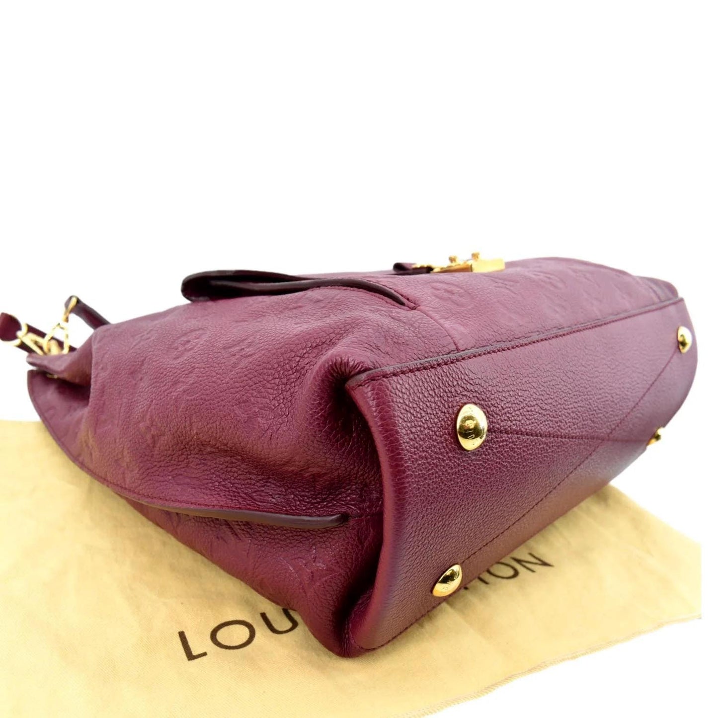 LOUIS VUITTON Metis Hobo Monogram Empreinte Shoulder Bag Maroon