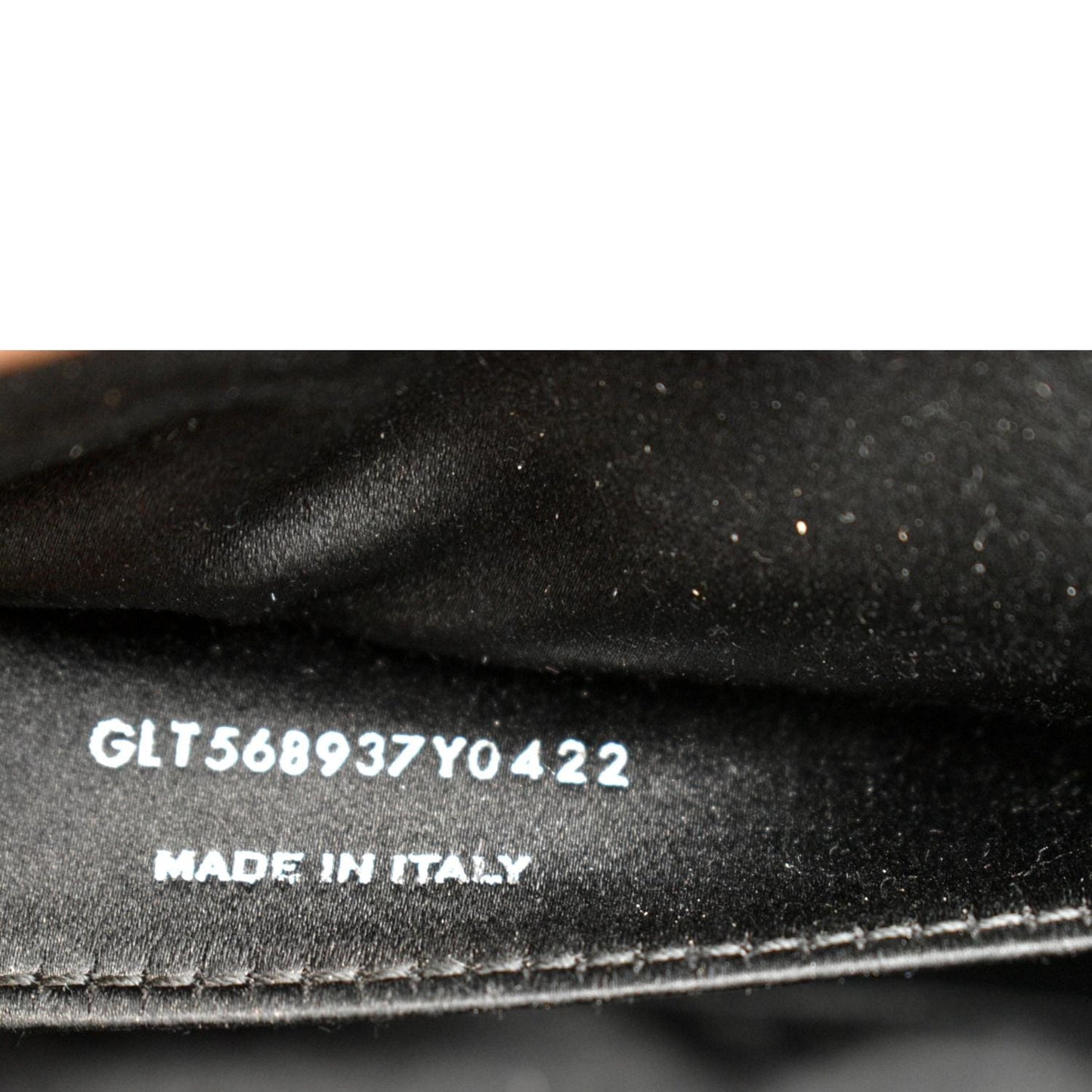 YVES SAINT LAURENT Belle de Jour Leather Clutch Bag Silver