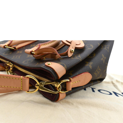 LOUIS VUITTON Soufflot BB Monogram Canvas Shoulder Crossbody Bag Brown