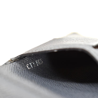 LOUIS VUITTON Multiple Epi Leather Wallet Black