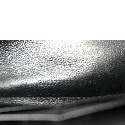 YVES SAINT LAURENT Chevron Grain De Poudre Envelope Chain Bag Black - Sold