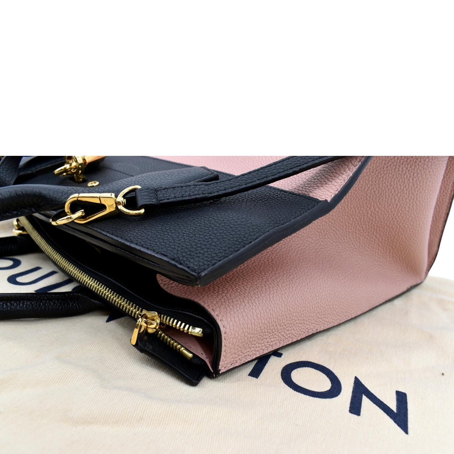 LOUIS VUITTON City Steamer Leather Shoulder Bag Magnolia