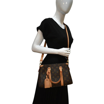 LOUIS VUITTON Soufflot BB Monogram Canvas Shoulder Crossbody Bag Brown