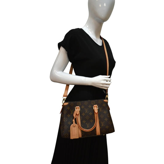 LOUIS VUITTON Soufflot BB Monogram Canvas Shoulder Crossbody Bag Brown