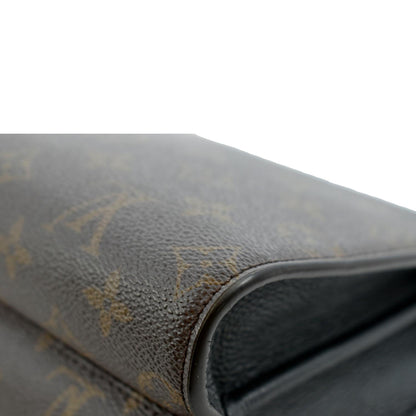 LOUIS VUITTON Victoire Monogram Canvas Crossbody Bag Black