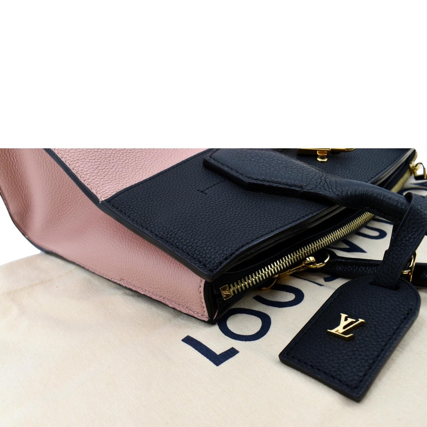 LOUIS VUITTON City Steamer Leather Shoulder Bag Magnolia