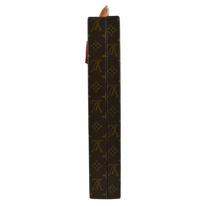 LOUIS VUITTON Attache Case Vertical Monogram Canvas Briefcase Brown