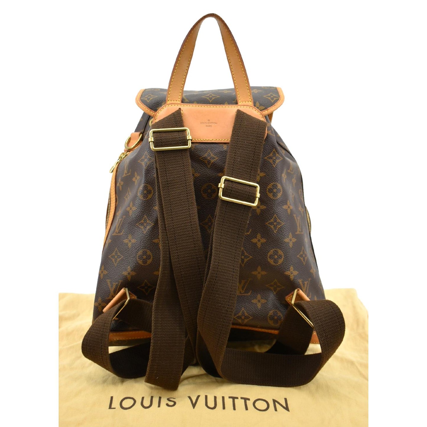 LOUIS VUITTON Sac A Dos Bosphore Monogram Canvas Backpack Bag Brown