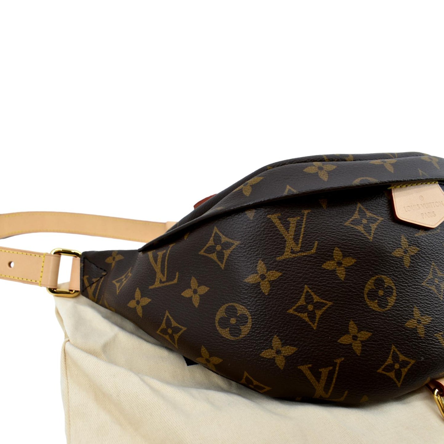 LOUIS VUITTON Monogram Canvas Bumbag Bag Brown