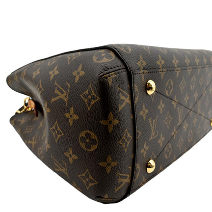 LOUIS VUITTON Montaigne GM Monogram Canvas Shoulder Bag Brown