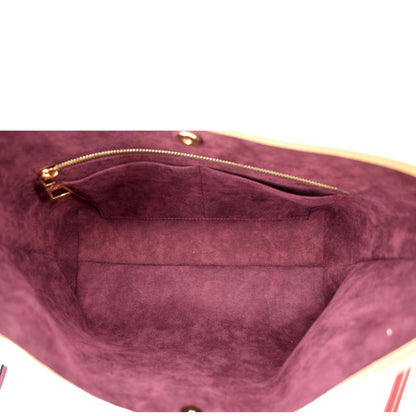 LOUIS VUITTON Carryall PM Monogram Canvas Shoulder Bag Brown