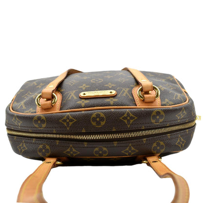 LOUIS VUITTON Montorgueil PM Monogram Canvas Shoulder Bag Brown