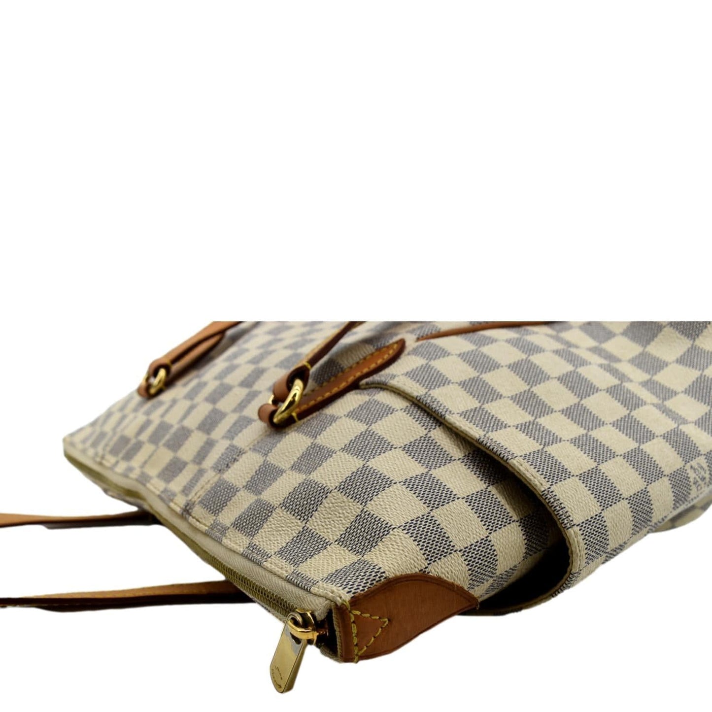LOUIS VUITTON Totally GM Damier Azur Shoulder Bag White