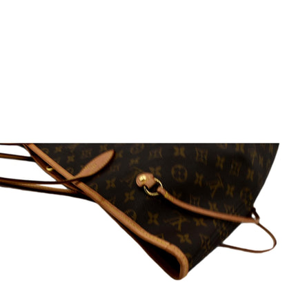 LOUIS VUITTON Neverfull GM Monogram Canvas Tote Bag Brown