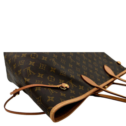 LOUIS VUITTON Neverfull GM Monogram Canvas Tote Bag Brown