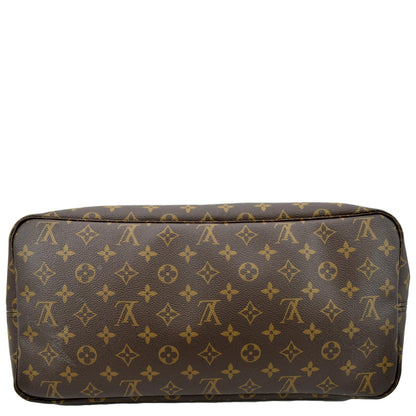 LOUIS VUITTON Neverfull GM Monogram Canvas Tote Bag Brown