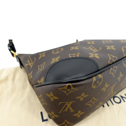 LOUIS VUITTON Boulogne NM Monogram Canvas Shoulder Bag Brown