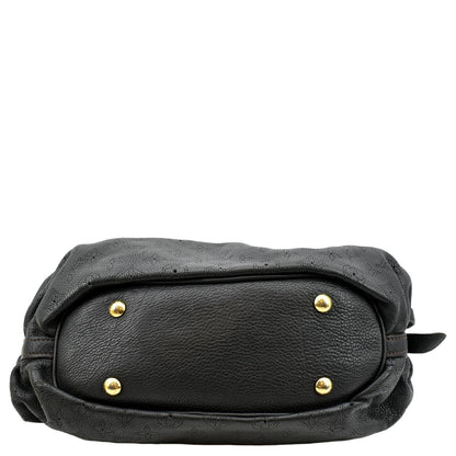 LOUIS VUITTON Mahina Leather Shoulder Bag Black