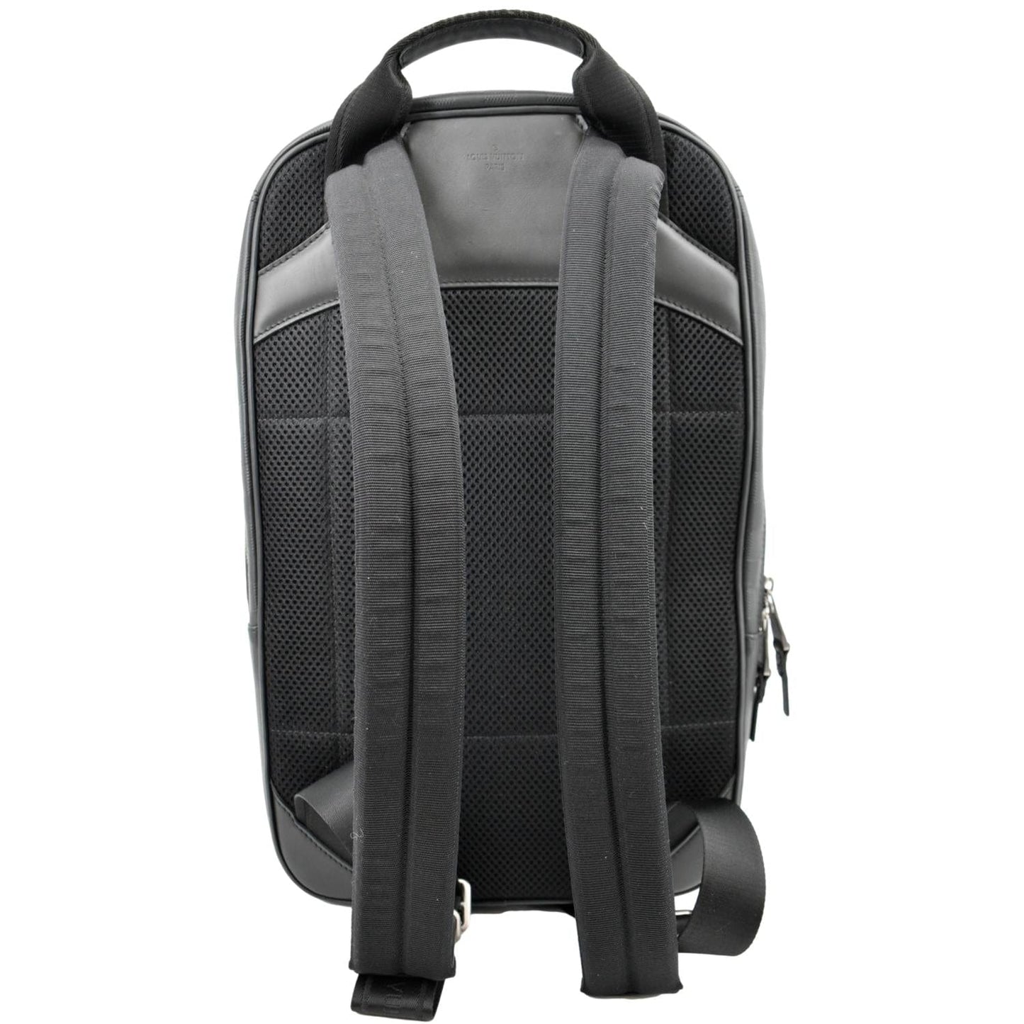 LOUIS VUITTON Michael Damier Infini Leather Backpack Bag Black