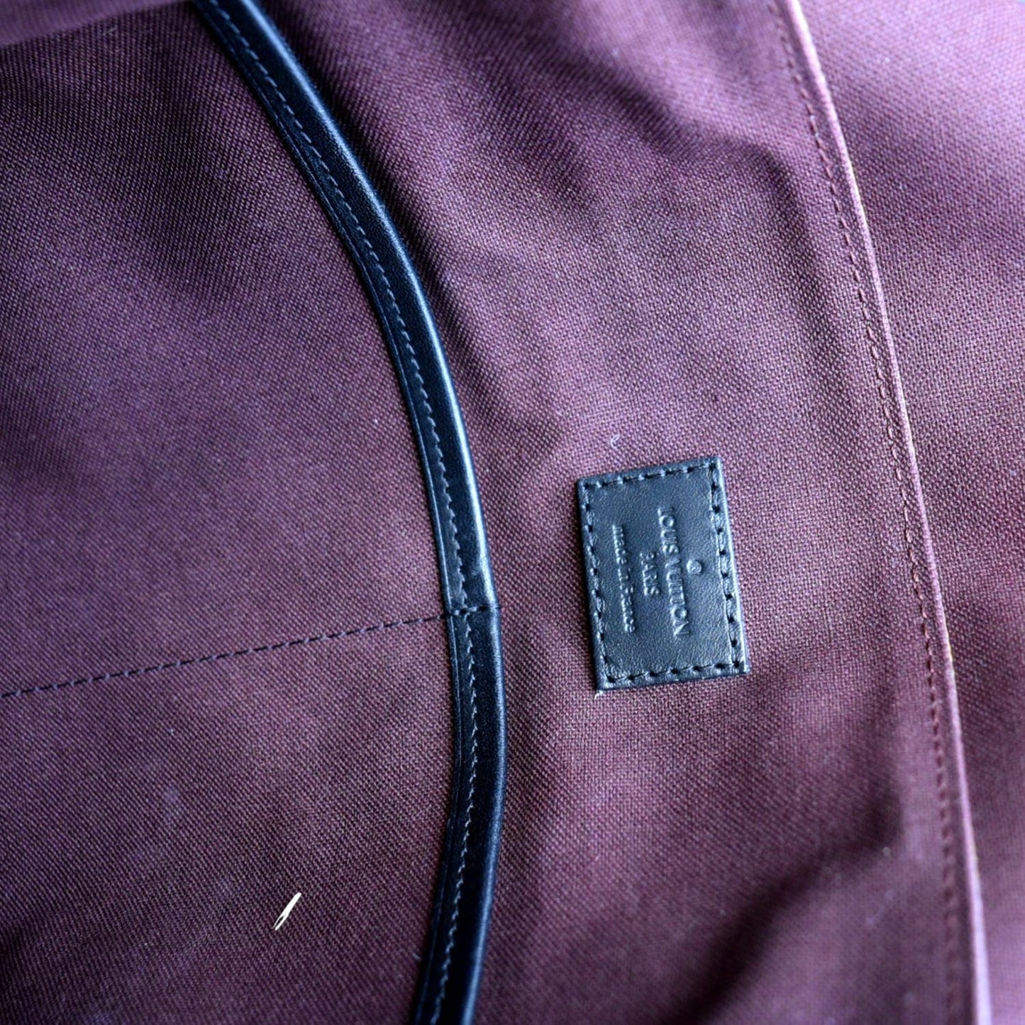 LOUIS VUITTON Bass MM Monogram Macassar Canvas Messenger Bag Brown