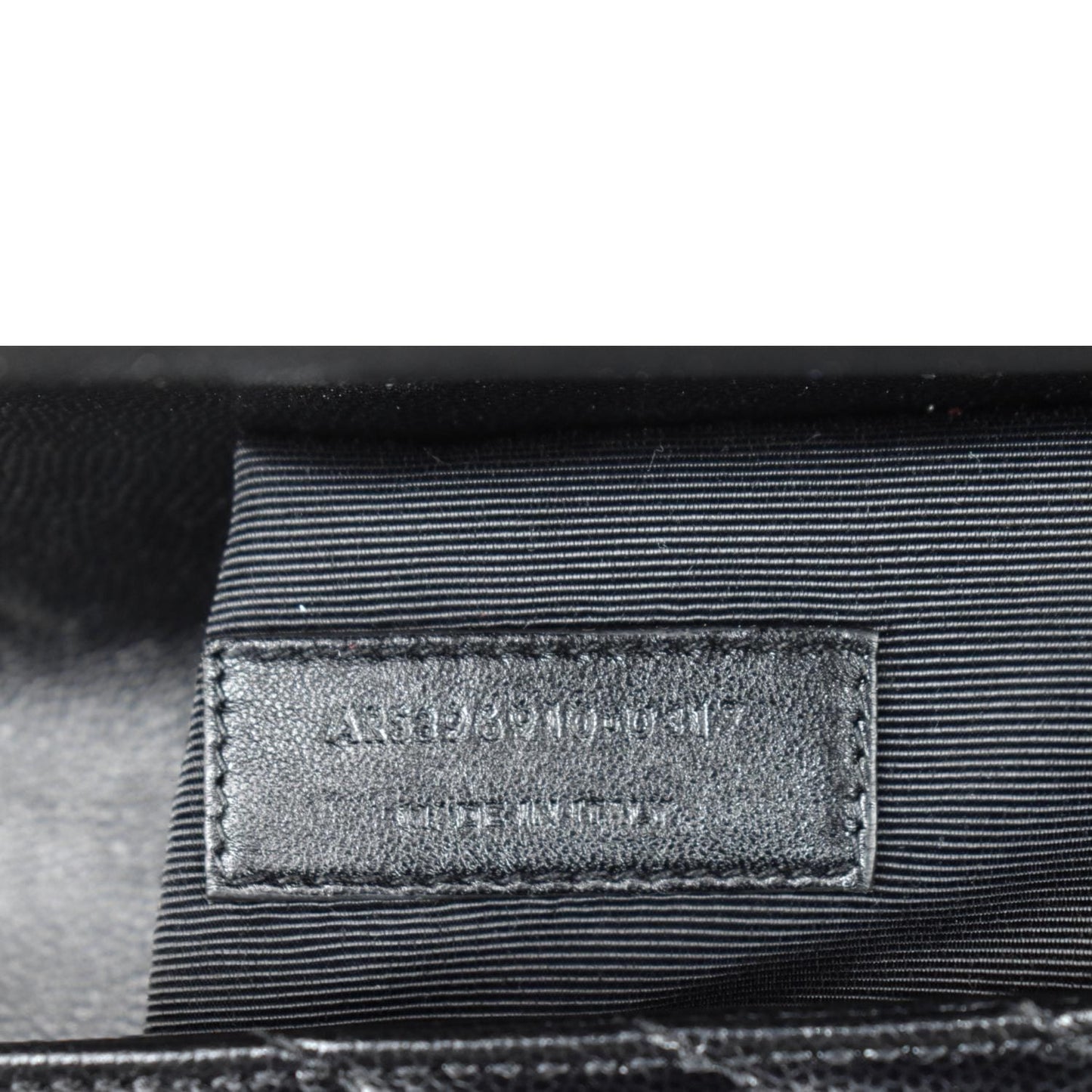 YVES SAINT LAURENT Large Envelope Mix Matelasse Grain De Poudre Chain Shoulder Bag Black