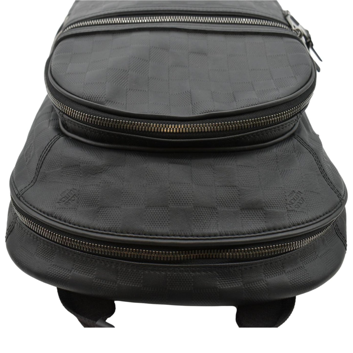 LOUIS VUITTON Michael Damier Infini Leather Backpack Bag Black