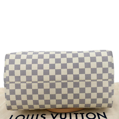 LOUIS VUITTON Iena MM Damier Azur Shoulder Bag White