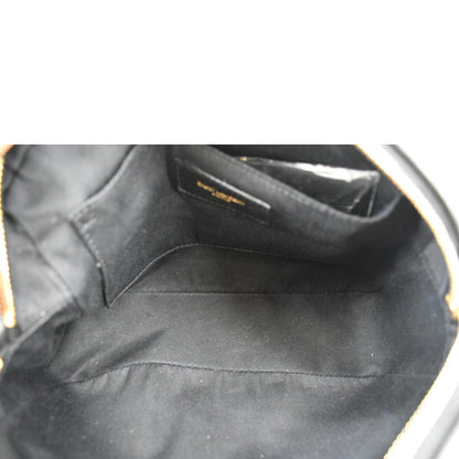 YVES SAINT LAURENT Leather Camera Crossbody Bag Black