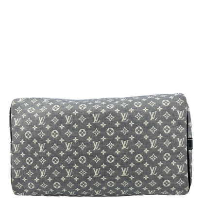 LOUIS VUITTON Speedy 30 Monogram Idylle Satchel Bag Fusain