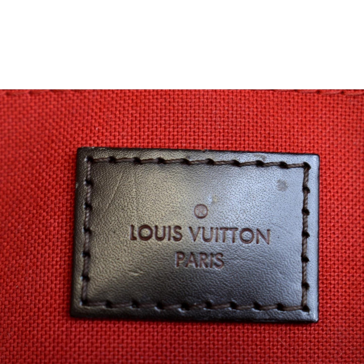 LOUIS VUITTON Favorite MM Damier Ebene Crossbody Bag Brown