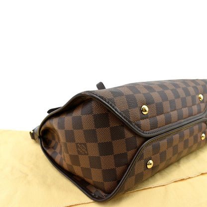 LOUIS VUITTON Duomo Damier Ebene Crossbody Bag Brown