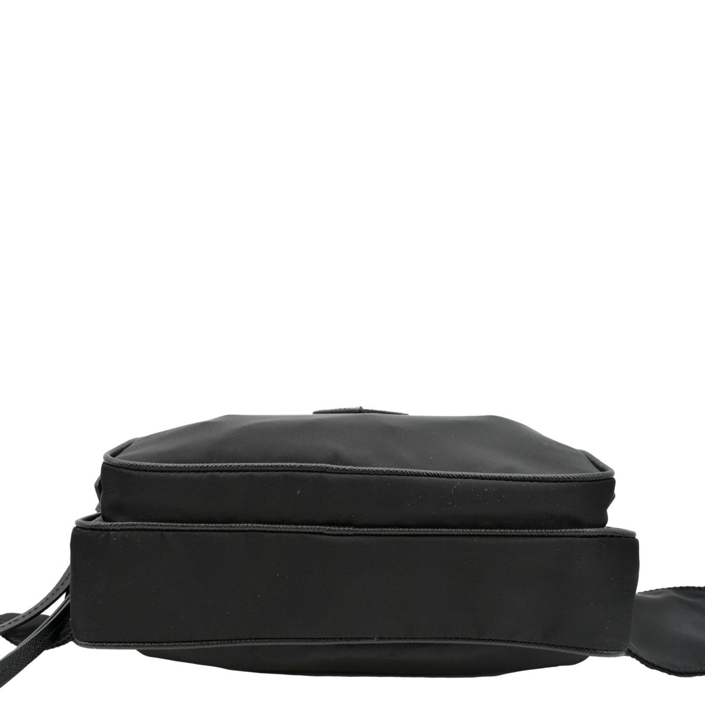 PRADA Re-Nylon Leather Belt Bag Black