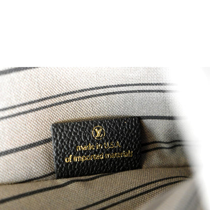 LOUIS VUITTON Metis Pochette Empreinte Leather Crossbody Bag Black