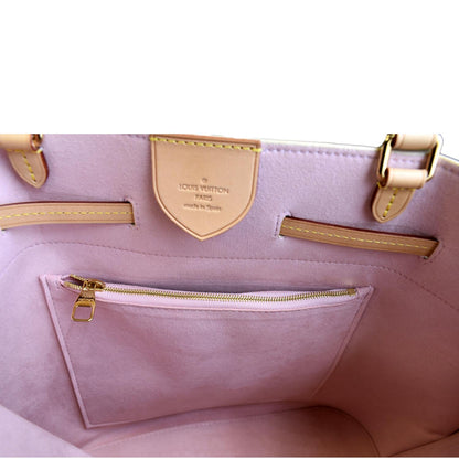 LOUIS VUITTON Girolata Damier Azur Shoulder Bag White