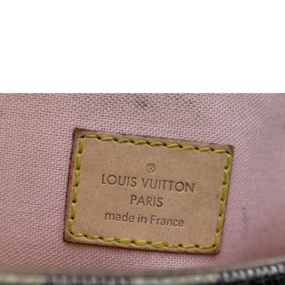 LOUIS VUITTON Croisette Damier Azur Satchel Crossbody Bag White