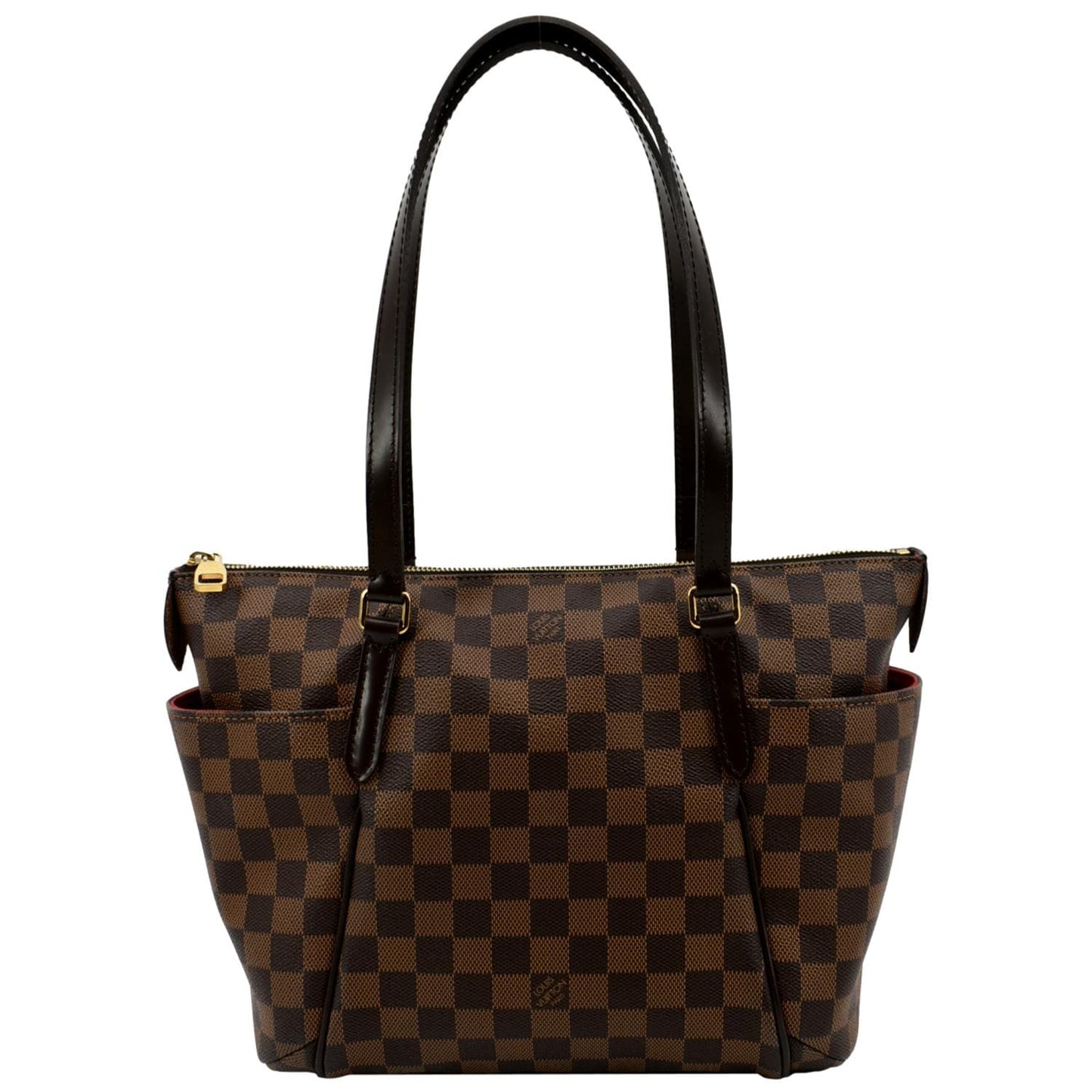 LOUIS VUITTON Totally PM Damier Ebene Shoulder Tote Bag Brown