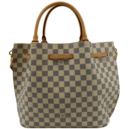 LOUIS VUITTON Girolata Damier Azur Shoulder Bag White