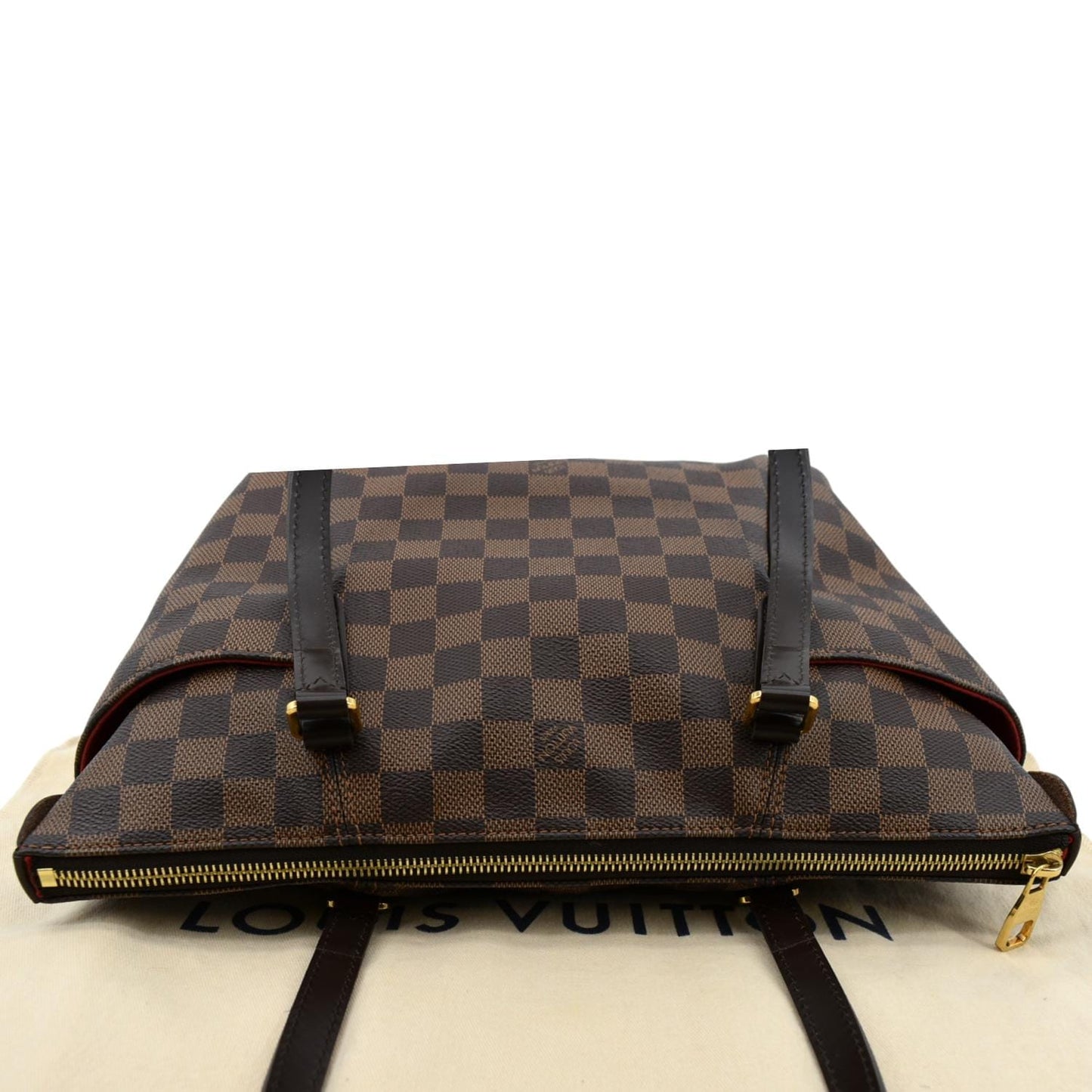 LOUIS VUITTON Totally PM Damier Ebene Shoulder Tote Bag Brown