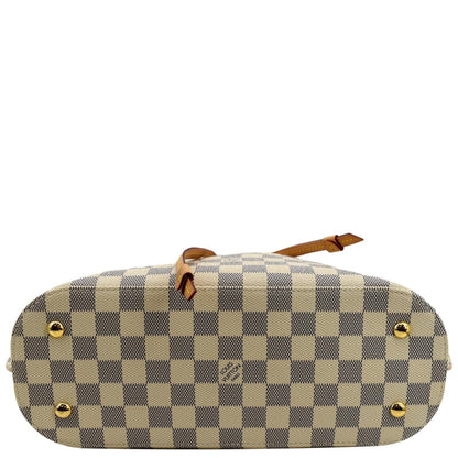 LOUIS VUITTON Girolata Damier Azur Shoulder Bag White