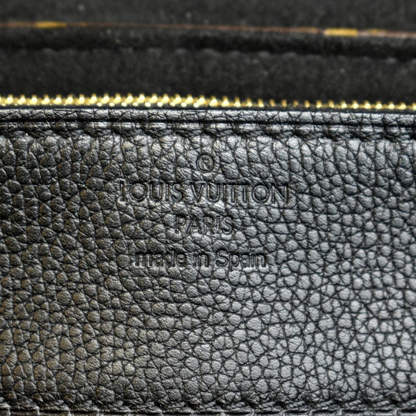 LOUIS VUITTON Pallas Chain Monogram Canvas Crossbody Bag Brown