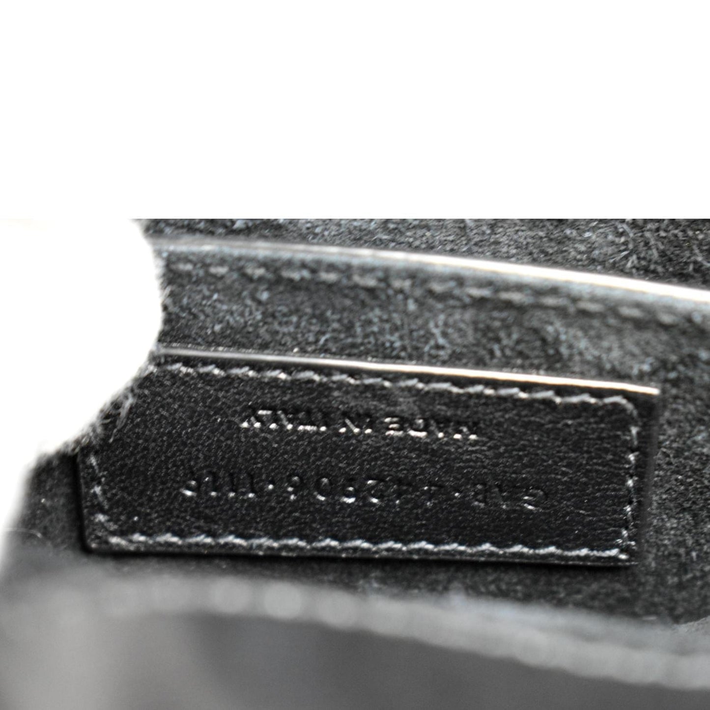 YVES SAINT LAURENT Monogram Sunset Medium Leather Shoulder Bag Black