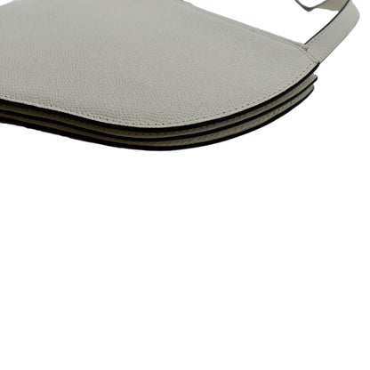 CHRISTIAN DIOR Women Dior Saddle Trio Leather Crossbody Pouch Bag White